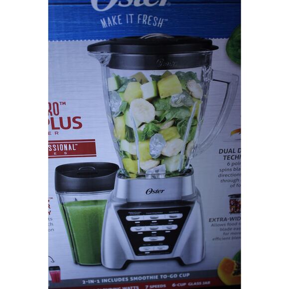 Oster Pro 1200 Plus Fresh Professional Series Blender w/ Smoothie Cup- New - Picture 2 of 10